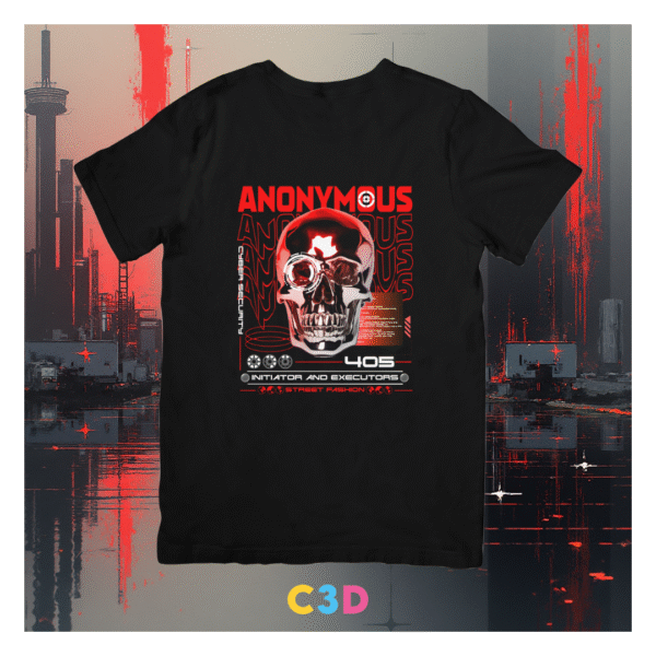 Anonymous Back - Playera